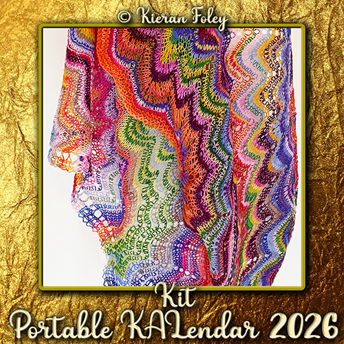 km413 Kit Portable KALendar 2026 : Pattern di Kieran Foley