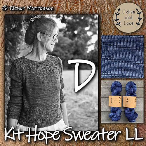 km415 Kit Hope Sweater LL D : Lichen and Lace