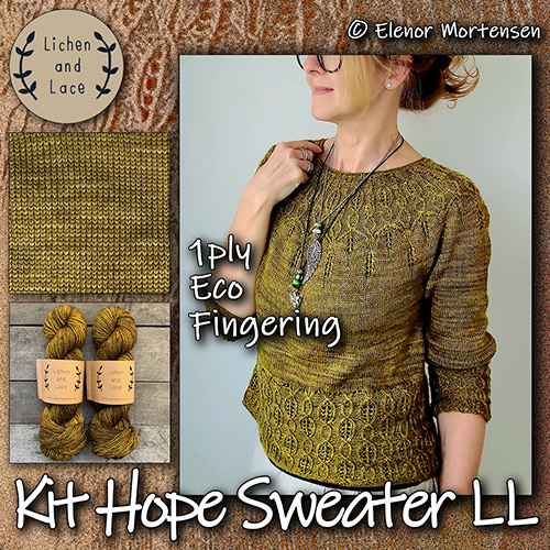 km415 Kit Hope Sweater : Lichen and Lace