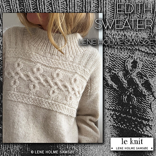 km416 Pattern Edith Sweater di LE KNIT by Lene Holme Samsøe