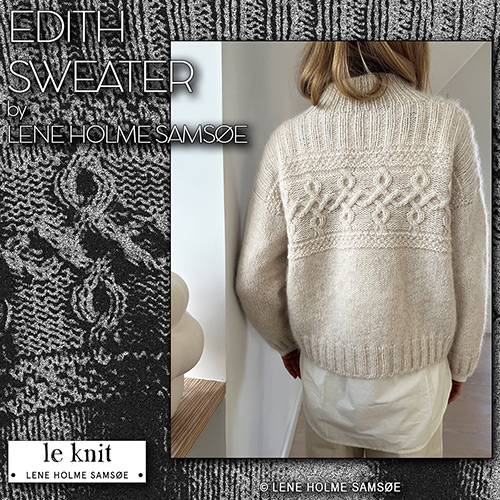 km416 Pattern Edith Sweater di LE KNIT by Lene Holme Samsøe