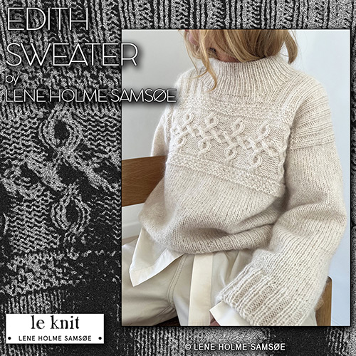 km416 Pattern Edith Sweater di LE KNIT by Lene Holme Samsøe
