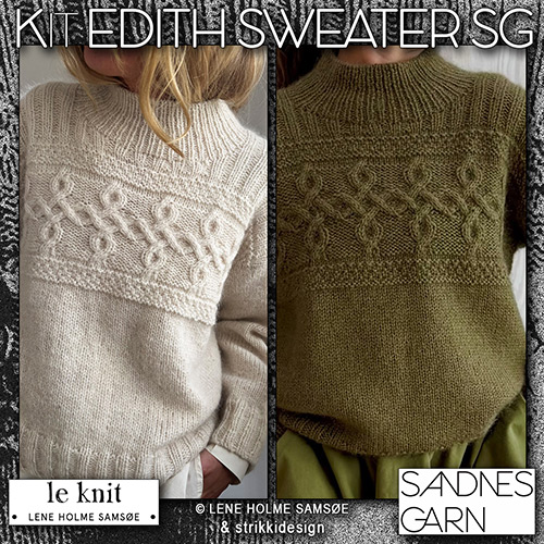 km416 Kit Mona Sweater with Sandnes Garn